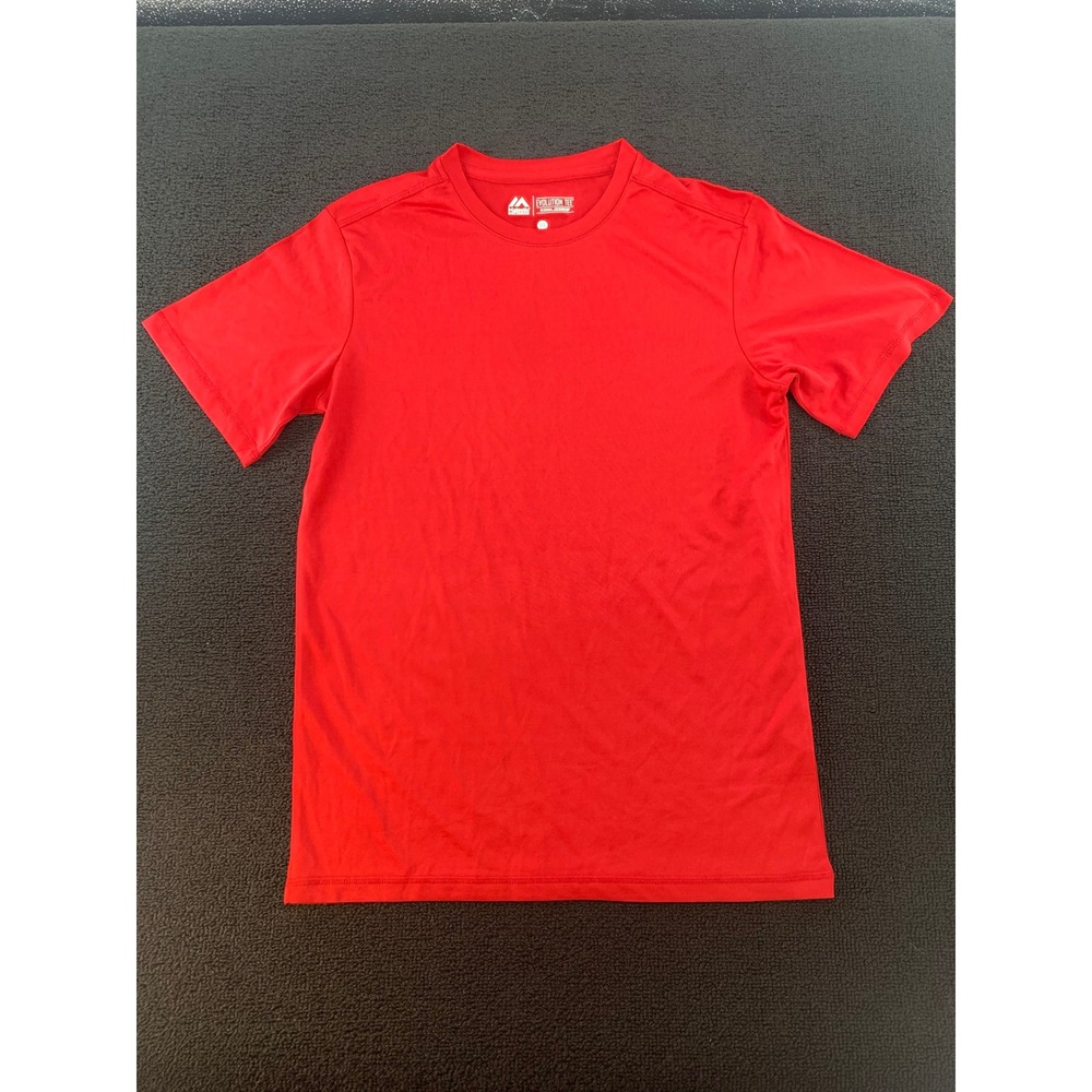 Majestic Youth Evolution Tee Coolbase Red Short Sleeve Athletic T-Shirt YL